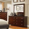 Spruce Panel Bedroom Set (Brown Cherry)