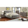 Barney Youth Upholstered Bedroom Set (Gray)