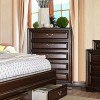 Brandt Storage Bedroom Set (Brown Cherry)