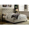 Anabelle Gray Upholstered Bed