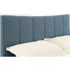 Ennis Dark Blue Upholstered Bed