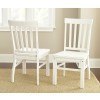 Cayla Rectangular Dining Set w/ White Chairs