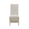 D2504 Dining Room Set w/ D12 Beige-Natural Chairs