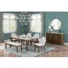 Essence Brown Rectangular Dining Room Set w/ Bench
