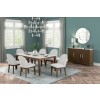 Essence Brown Rectangular Dining Room Set