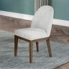 Essence Brown Upholstered Side Chair (Set of 2)