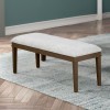 Essence Brown Cushioned Bench