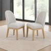 Essence Natural Upholstered Side Chair (Set of 2)