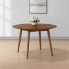 Oscar Walnut Round Dining Table