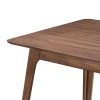 Oscar Walnut Rectangular Counter Height Table