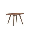 Oscar Walnut Oval Drop Leaf Dining Room Set