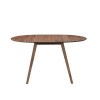 Oscar Walnut Oval Drop Leaf Dining Room Set
