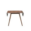 Oscar Walnut Oval Drop Leaf Dining Room Set