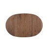 Oscar Walnut Oval Drop Leaf Dining Room Set