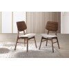 Oscar Walnut Oval Drop Leaf Dining Room Set