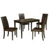 Kimonte Dining Room Set w/ Brown Chairs