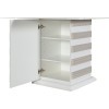 D2507 Counter Height Table w/ Hidden Storage