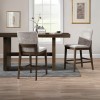 Kody Rectangular Counter Height Dining Room Set w/ Cream Chairs