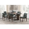 Kody Oval Dining Room Set w/ Forest Green Chairs