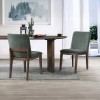 Kody Oval Dining Room Set w/ Forest Green Chairs