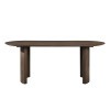 Kody Oval Dining Room Set w/ Forest Green Chairs