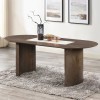 Kody Oval Dining Room Set w/ Forest Green Chairs