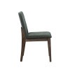 Kody Forest Green Upholstered Side Chair (Set of 2)