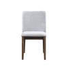 Kody Stone Gray Upholstered Side Chair (Set of 2)