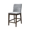 Kody Rectangular Counter Height Dining Room Set w/ Stone Gray Chairs