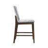 Kody Rectangular Counter Height Dining Room Set w/ Stone Gray Chairs