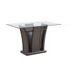 Platina Counter Height Table (Glitter Gray)