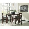 Coviar 5-Piece Counter Height Dining Set