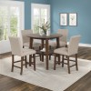 Hargrove 5-Piece Counter Height Dining Room Set