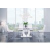 D894 Dining Room Set w/ White Chairs