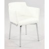 Dusty Swivel Arm Chair (White) (Set of 2)