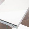 Elaina Chairside End Table (Glossy White)