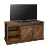 Farmhouse 66 Inch TV Console (Aged Whiskey)
