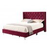 G1922 Cherry Upholstered Bed