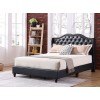 G1927 Black Upholstered Bed