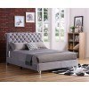 G1940 Smoke Gray Upholstered Bed