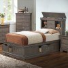 G3105 Youth Bookcase Storage Bed
