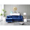 Pompano Living Room Set (Navy Blue)