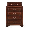 LaVita Cappuccino Upholstered Storage Bedroom Set