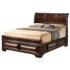 G8875A Youth Upholstered Sleigh Storage Bed