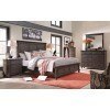 Oxford Panel Storage Bedroom Set (Peppercorn)