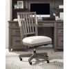 Caraway Home Office Set w/ Lift Top Desk (Aged Slate)