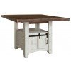 Pueblo Storage Counter Height Dining Table