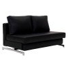 K43-2 Black Convertible Sofa Bed
