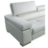 Soho Italian Leather Sofa (White)