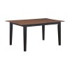 Joplin Walnut and Ebony Dining Room Table